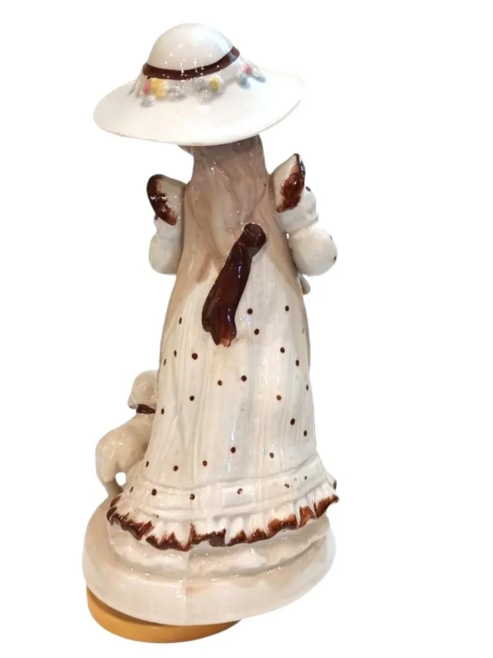 Vintage Mary Had A Little Lamb Music Box Price Products Porcelain Figurine 1970s